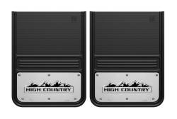Gatorback - Gatorback 14"x18" Universal Black Mud Flaps High Country Logo GB1418HC - Image 1