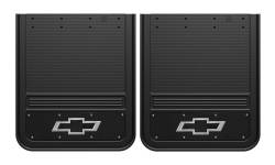 Gatorback - Gatorback 21"x24" Rear Dually Black Mud Flaps Bowtie Logo GB2124BT-FULL - Image 1