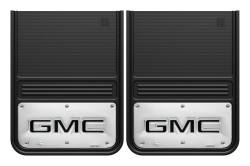 Gatorback - Gatorback 14"x18" Universal Black Mud Flaps GMC Logo GB1418GB-2 - Image 1