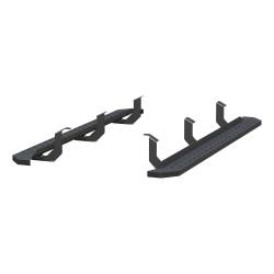 ARIES - RidgeStep 6.5" x 85" Black Steel Running Boards Select Toyota Tundra Crew Cab - Image 1