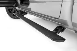 Rough Country Suspension Systems - Rough Country PSR61925 Black Power Running Boards for 19-24 Ram 1500 Quad - Image 1