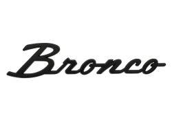 Ford Performance Parts - Ford Performance Parts M-1447-BSMB Matte Blk Classic Fender Lettering for Bronco - Image 2