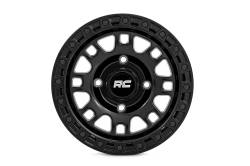 Rough Country Suspension Systems - Rough Country 82140730 82 Series Wheel 14x7 4x156 10mm Semi Gloss Black - Image 2