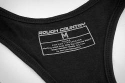 Rough Country Suspension Systems - Rough Country 84087SM Tank Top Women Black SM - Image 3