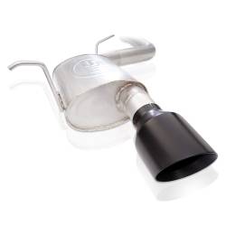 Stainless Works - Stainless Works DUR18CBL-B Legend Catback w/Black Tips - Image 2