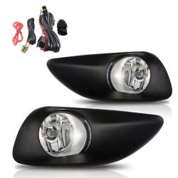 Winjet - Winjet CFWJ-0074-C Clear Fog Lights w/Wiring Kit for 06-10 Toyota Yaris 4DR - Image 2