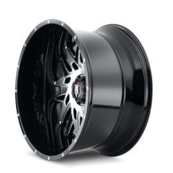 American Truxx - American Truxx AT184-22273BM-44 AT184 DNA 22x12 5x5.0 -44mm Black/Machined - Image 2