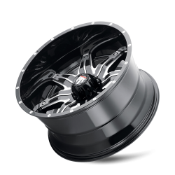 American Truxx - American Truxx AT185 Lonestar 22x12 5x150 -44mm Black/Machined AT185-22250BM-44 - Image 3