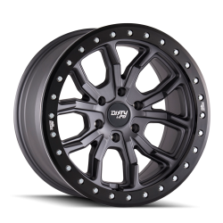 Dirty Life - Dirty Life 9303 DT-1 17x9 6x5.5 -12mm Matte Gunmetal 9303-7983MGT12 - Image 1