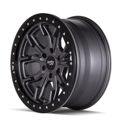Dirty Life - Dirty Life 9303 DT-1 17x9 5x4.5 -12mm Matte Gunmetal/Black 9303-7965MGT12 - Image 2