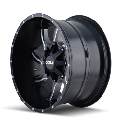 Cali Offroad - Cali Offroad 9102-22276M 9102 Twisted 22x12 8x6.5/170 -44mm Black/Milled - Image 2