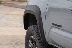 Rough Country Suspension Systems - Rough Country Sport Fender Flares Black Onyx for 16-23 Tacoma S-T11621-202 - Image 6