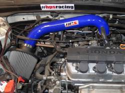 HPS Performance - HPS 827-104BL Blue Air Intake Kit for 01-05 Honda Civic 04-05 Honda Civic 1.7L - Image 2