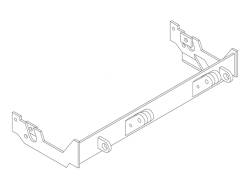 Blue Ox - Blue Ox BX3723 Tow Bar Base Plate for 1991-1999 Toyota Tercel - Image 1