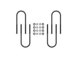 ICON Vehicle Dynamics - ICON 37004 Rear 12" U-Bolt Kit for 99-10 Ford F250/F350 Super Duty - Image 1