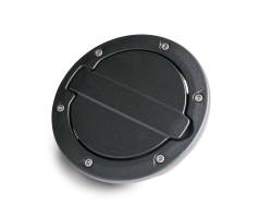 AMP Research - AMP AMP73000-01A Alloy Fuel Door Black Aluminum 07-18 Jeep Wrangler JK 2 Dr/4 Dr - Image 1