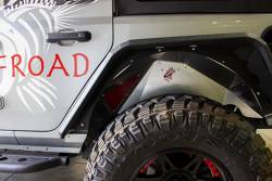 Fishbone Offroad - Fishbone Offroad FB33108R Raw Rear Aluminum Inner Fenders Legacy Model Set - Image 9