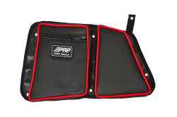 PRP - PRP E40-214 Rear Door Bag w/Knee Pad for Polaris RZR Driver Side Red - Image 1