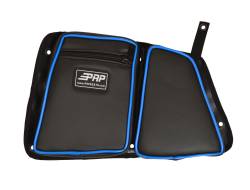 PRP - PRP E40-V Rear Door Bag w/Knee Pad for Polaris RZR Driver Side Blue - Image 1