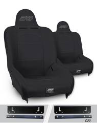 PRP - PRP A100110-C23-50 Premier High Back Seats Kit for 97-02 Jeep Wrangler TJ Pair - Image 1