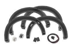 Rough Country Suspension Systems - Rough Country Pocket Fender Flares-Absolute Black 2024 Ford Ranger F-F12401-G1 - Image 2