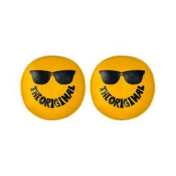 KC Hilites - KC HiLites 5805 Cover Retro 8" Vinyl Yellow "THE ORIGINAL" Smiley Sunglasses PR - Image 1