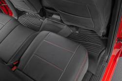 Rough Country Suspension Systems - Rough Country FF-21413 Fr/Rr Floor Liners Black for 14-18 Silverado/Sierra Crew - Image 4