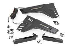 Rough Country Suspension Systems - Rough Country 92088 Front Bumper Wings Black for Honda Pioneer 1000-6 - Image 6