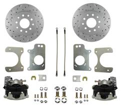 Leed Brakes - Leed Brakes RC1008X Rear Disc Brake Kit w/Drilled Rotors & Zinc Plated Calipers - Image 1