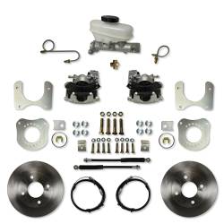 Leed Brakes - Leed Brakes RC0011 Rear Disc Brake Kit w/Plain Rotors & Zinc Plated Calipers - Image 1