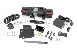 Rough Country Suspension Systems - Rough Country 92092 Front Winch Mount Kit w/Winch for Honda Pioneer 1000-5 - Image 1