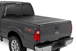 Rough Country Suspension Systems - Rough Country Lo-Pro Hard Folding Tonneau Cover 99-16 Super Duty 6.8' 47214651B - Image 1
