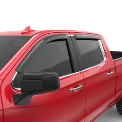 EGR - EGR 641891 Fr/Rr Tape-On Window Visors Smoke 19-24 Silverado/Sierra 1500 Ext - Image 3