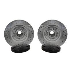 Baer Brakes - Baer Brakes 05516-020 GM Drum RWD Front Disc Brake Rotor Set - Image 2