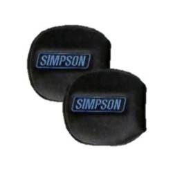 Simpson Safety - Simpson Safety 2021B YXZ Door Latch Pads Black/Blue Pair - Image 1