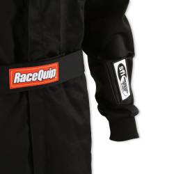 Racequip - RaceQuip 110002RQP One Piece Fire Racing Suit Black Small - Image 6