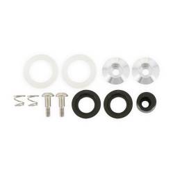 Racequip - RaceQuip 205661RQP Pivot Kit for Face Shield for PRO & VESTA Helmets Silver - Image 3