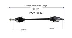 GSP - GSP NCV10062 Chevy/Pontiac Front Right CV Axle Assembly - Image 6