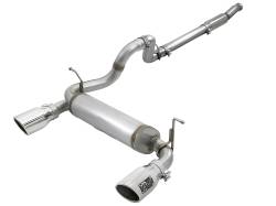 aFe Power - aFe 49-48096-P 3-2.5" Car-Back Exhaust System for 18-20 Jeep Wrangler JL 2.0L - Image 1