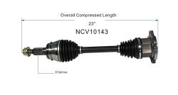 GSP - GSP NCV10143 Cadillac/Chevy/GMC CV Front Axle Assembly - Image 6