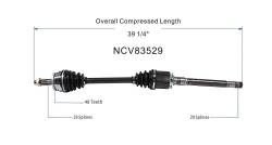 GSP - GSP NCV83529 Land Rover Front Right CV Axle Assembly - Image 6