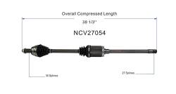 GSP - GSP NCV27054 Front Right CV Axle Assembly for BMW 3.0 - Image 6