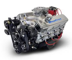 BluePrint Engines - BluePrint Engines BP454CTFKB Dressed Longblock w/EFI & Pulley Kit - Image 1