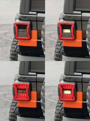 Quake LED - Quake LED QTE558 Blackout LED Replacement Taillights for Jeep JL - Image 2