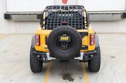 Smittybilt - Smittybilt 591135 Black Diamond 2" Webbing Cargo Net for 21+ Bronco 4DR - Image 2