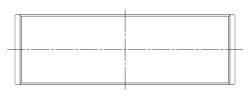 ACL Race 4B8170H-STD Mazda 2.3 Connecting Rod Bearing