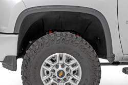 Rough Country Suspension Systems - Rough Country OEM Mud Flap Removal Kit Black 20-25 Silverado HD 13004 - Image 4