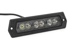 Rough Country Suspension Systems - Rough Country Black Series 6" Flush Mount LED Light Bars-Flood 70916BL - Image 2