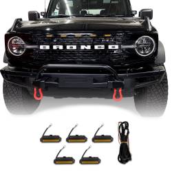 IAG Performance - IAG Performance IAG-BDY-F3072 I-Line 5pc Amber Light Kit for High End Grille - Image 1