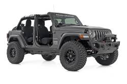 Rough Country Suspension Systems - Rough Country TC105202 Trail Cladding Hood Protector Black for Jeep JL/JT - Image 3